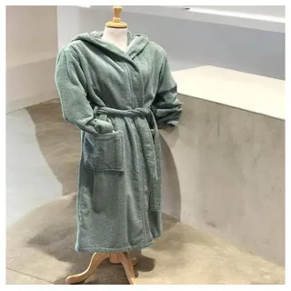 CAWÖ Bademantel mit Kapuze 827 türkis M