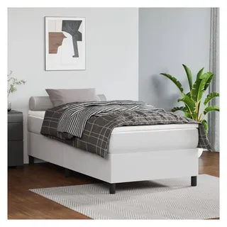 vidaXL Boxspringbett 100 x 200 cm Weiß