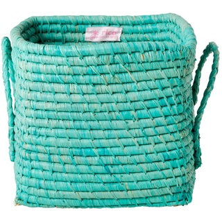 Klein Raffia Korb - Mint