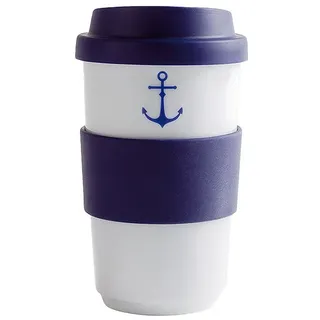 KAHLA Coffee-to-go-Becher Ahoi Marie fillit Becher + Trinkdeckel, Made in Germany 400 ml