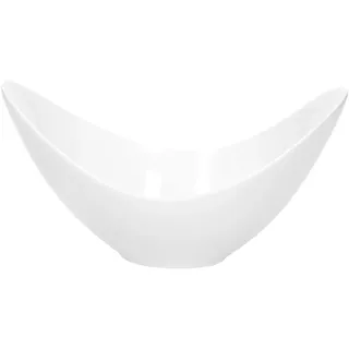 VAN WELL Servierschale oval Weiß 2-tlg.