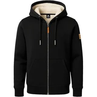 Forsberg Kapuzenjacke mit Teddyfutter schwarz M