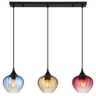 GLOBO Sander 1-flg. 80 cm mehrfarbig Glas