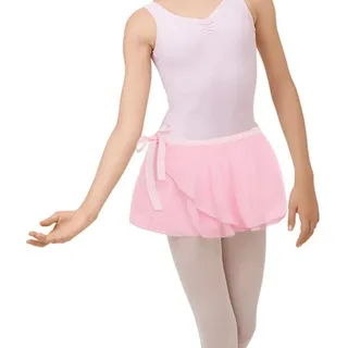 Whakano Ballettrock für Kinder und Damen,Wickelrock mit verstellbarem Band,Chiffon Tanzröcke,kurzer Tüllrock,Tanz Rock,Ballettkleidung,Klassisch Ballett Tanzkleid für Mädchen,30CM,Rosa