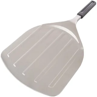 Solo Stove Pizzaschieber aus Edelstahl | Pizzaschaufel, Servierbrett Mit Praktischen Rillen, Zubehör für Pi Pizzaofen und Alle Anderen Öfen, Maße(LxB): 61x29,8cm, 816g