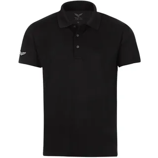TRIGEMA Klassisches Poloshirt COOLMAX Schwarz M