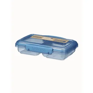 sistema Lunchbox Sistema 350ml Small Split - recycled PP - Mountain Blue