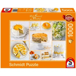 Strahlend gelbe Kaffeetafel (Puzzle)