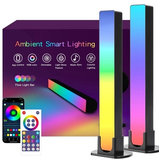 SNADER LED Lightbar, TV Hintergrundbeleuchtung, Gaming Lampe funktioniert RGB Ambient Smart Sync mit Musik und APP Control Steuerung für Gaming, Deko, PC, TV, Raumdekoration