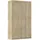 136 x 229 x 54 cm Eiche Sonoma Nachbildung
