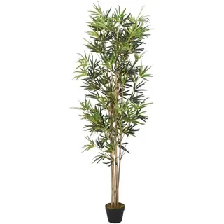 vidaXL Bambusbaum Künstlich 828 Blätter Grün 150 cm