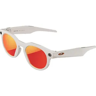 OAKLEY Meta HSTN - mit AI, Audio-, Foto- und Videofunktion Warm Grey, Prizm™ Ruby Lenses