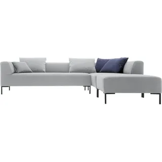 freistil ROLF BENZ Sofakissen 185, Rückenkissen mit Rolle, Maße (B/H): 65/52 cm grau