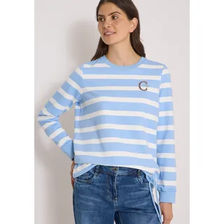 Cecil Sweatshirt gestreift Blau L