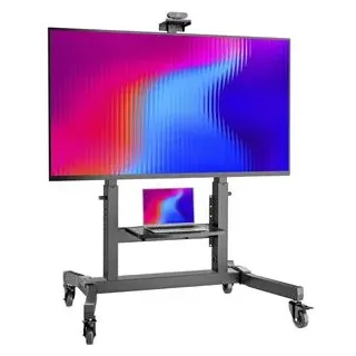 ONKRON TS1991-B TV-Rack 50-100 Zoll 130,00 kg Schwarz Kunststoff/Metall/Stahl