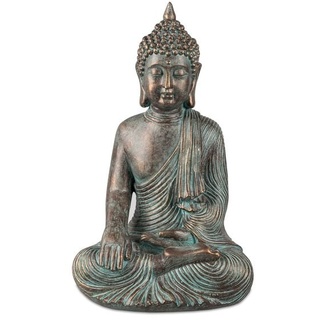 Formano Dekofigur Skulptur Buddha Bronze