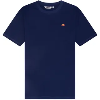 Ellesse Herren T-Shirt - CASSICA Kurzarm, Rundhals, Logo, Baumwolle einfarbig Dunkelblau L