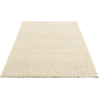 Hochflor-Teppich ANDAS "Saron" Teppiche Gr. B/L: 240 cm x 320 cm, 35 mm, 1 St., beige (creme) Esszimmerteppiche