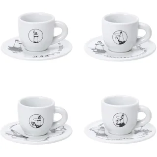 Bialetti Espressotasse 0,06 l Weiß 4 St.