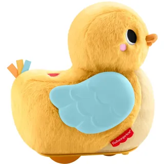 Fisher-Price 4-in-1 Knuddel- und Krabbel-Ente 19 cm Gelb
