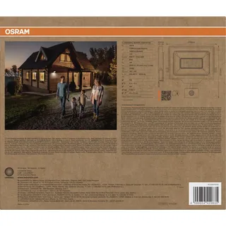 Osram Außenstrahler Aluminium 27,2 cm inkl. Bewegungsmelder schwarz