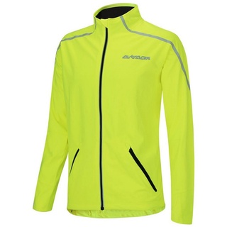 Airtracks Herren Thermo Fahrradjacke Winter Radjacke Softshell, AIR TECH / Neon M - M