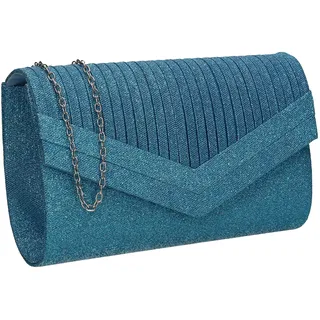 SwankySwans Damen Ruth Clutch Bag, blau, One Size