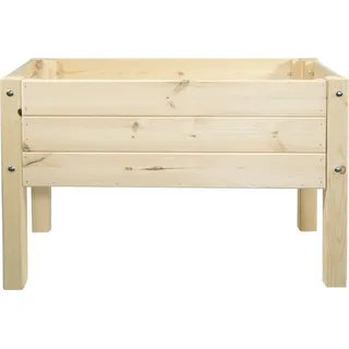 mgc24 Hochbeet Massiv Für Kinder 79 x 40 x 50 cm Natur