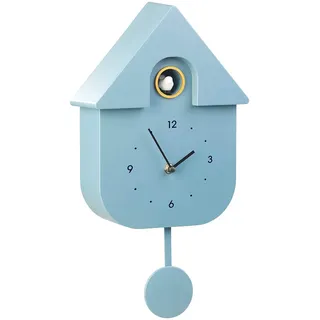 St. Leonhard Kuckucksuhr modern: Moderne Quarz-Kuckucksuhr mit Vogelstimme und Nachtruhe-Automatik (Kuckucksuhr Kinder, Wanduhr Kuckuck modern, Geschenkideen)