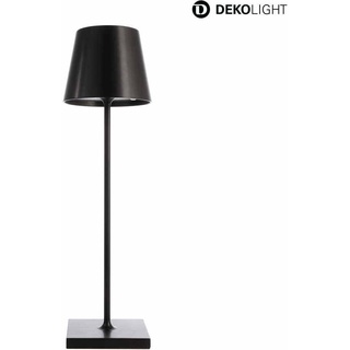 Deko-Light Outdoor LED Akku-Tischleuchte SHERATAN I DIM, IP54, 5V DC, 2.2W 3000K 154lm, mit Touch-Dimmer, Schwarz D-346012