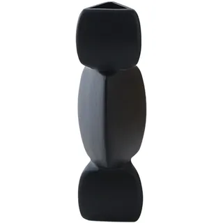 Abstrakte Nordische Keramikvase In Weiß Und Schwarz  30,5 Cm Und 20,5 Cm  Moderne Tischdekoration Und Geschenkidee