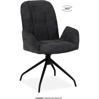 omg design Drehstuhl Cooper Polyester anthrazit