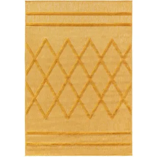 benuta Nest Outdoorteppich, Gelb, Textil, Rechteckig, 240x340 cm, Oeko-Tex® Standard 100, wasserabweisend, Teppiche & Böden, Teppiche, Outdoorteppiche