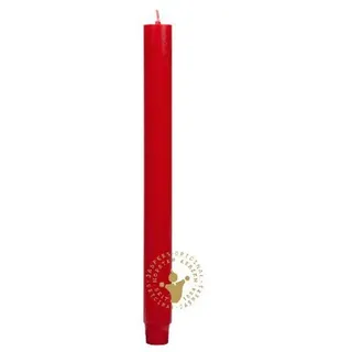 Jaspers Kerzen Durchgefärbte antik-rot 290 x 26 mm, 20 Stück,