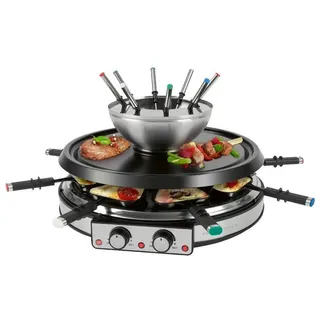 Proficook PC-RG/FD 1245 Raclette-Grill 1900 W für 8 Personen Edelstahl