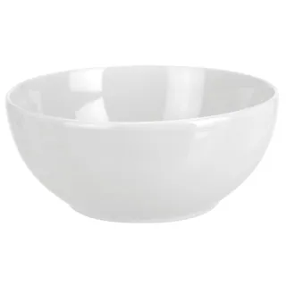 Spetebo Porzellan Müslischale 600 ml weiß - 6er Set - Salatschale 14,5 x 7 cm - Dessertschale Obstschale Salatschüssel Schale Müsli Salat Snack Schüssel spülmaschinengeeignet