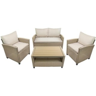 bellavista - Home&Garden® bellavista Rattan Lounge Madeira III bicolor (braun/beige)