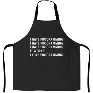 874 Kochschürze, Programmierer Lustig Latzschürze Verstellbare Kochen Schürze Unisex Backschürze Für Café Küche Geschenk