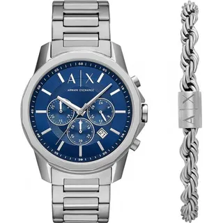 Armani Exchange Chronograph AX7176SET Edelstahl 44 mm