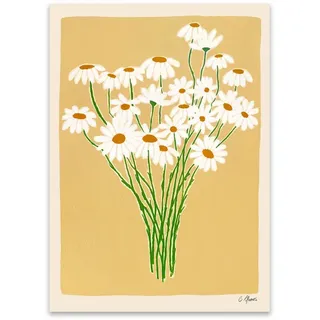 The Poster Club - Daisies von Carla Llanos, 30 x 40 cm