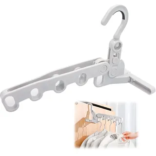 Türgarderobenhaken Kleiderhaken klappbar Wand Kleiderständer - 1 Stück ABS Türhaken Wandkleiderhalter, Kleiderhänger Kleiderstange Wandmontage Garderobenhaken für Waschküche Badezimmer Balkon