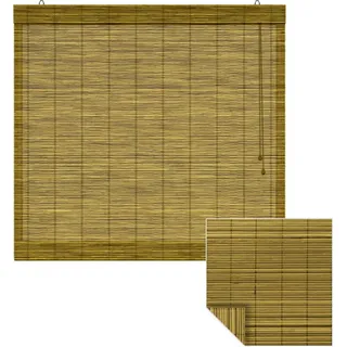 Rollo Bambus Raffrollo 120x130cm braun VICTORIA M - Braun
