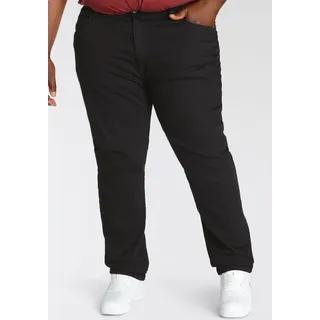 Tapered-fit-Jeans LEVI'S PLUS "512" Gr. 44, Länge 34, schwarz (black denim) Herren Jeans Tapered-Jeans in authentischer Waschung