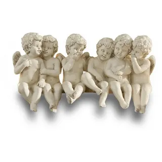 Mirabeau Weihnachtsfigur Engel Léon antikweiß (kein Set, kein Set) weiß