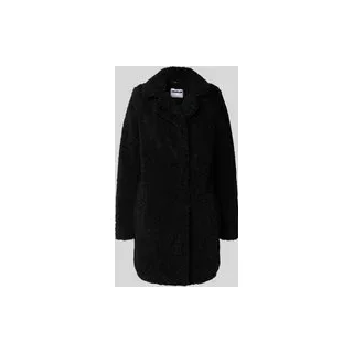 Mantel aus Teddyfell Modell 'GABI', Black, S
