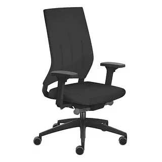 sedus Bürostuhl se:quaterback 2, QB-105/203 Stoff schwarz, Gestell schwarz