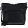 Crossover Umhängetasche Leder Black/Green