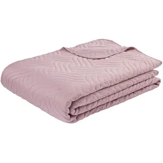 Tagesdecke Benno Rosa ca.160x220cm