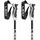 Langlaufskistöcke Anthracite/Black/White 135