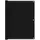 120 x 600 cm Schwarz HDPE